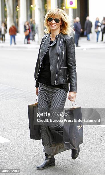 Susanna Griso is seen on April 25, 2014 in Madrid, Spain.