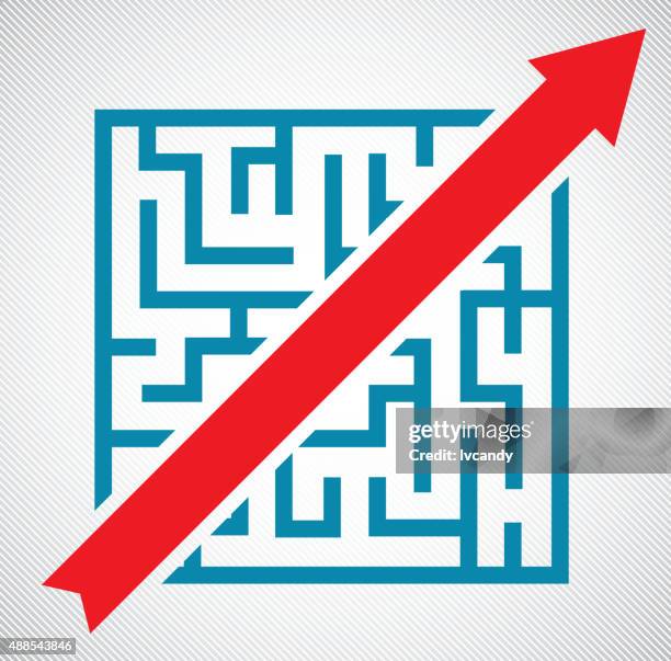 Simple Maize Pattern 668 Simple Maze Pattern High Res Illustrations - Getty Images
