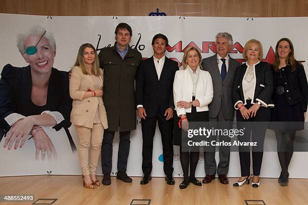 Relatives of dead Formula 1 driver Maria de Villota Arantxa Yague, Emilio de Villota Nebot, Rodrigo Garcia Millan, Isabel Comba Nebot, Emilio de...