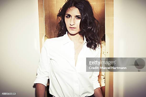 Actress and director Geraldine Nakache is photographed for Self Assignment on June 14, 2012 in Paris, France.