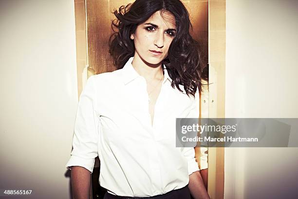 Actress and director Geraldine Nakache is photographed for Self Assignment on June 14, 2012 in Paris, France.