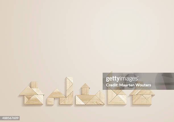 tangram houses