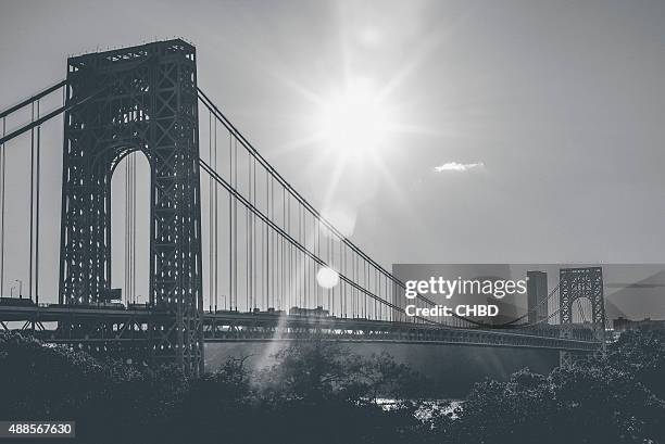 gwb - george washington bridge bildbanksfoton och bilder