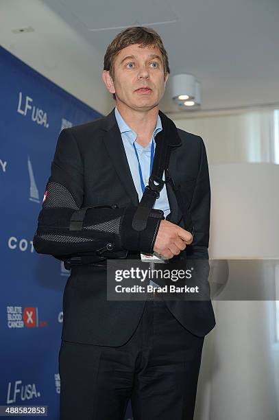 Dr. Marcel R.M. Van den Brink speaks at The Empire State Building on May 7, 2014 in New York City.