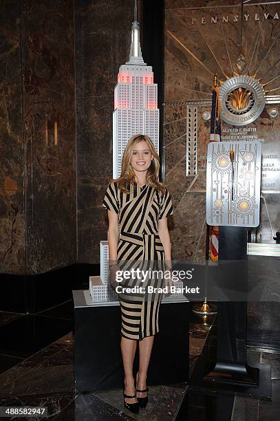 Georgia May Jagger Visits The Empire State Building Photos And Premium Georgia May Jagger Visits The Empire State Building Photos And Premium
