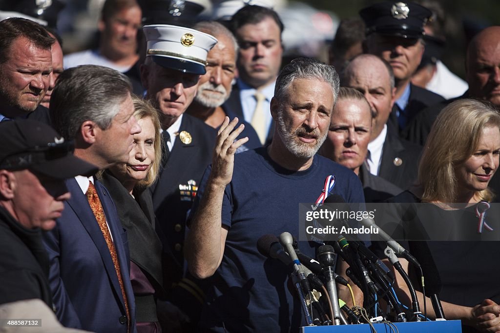Jon Stewart Rally for 9/11 Responders
