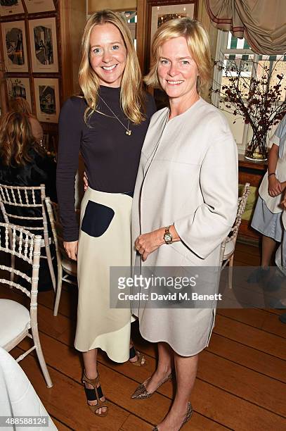 Kate Reardon and Ruth Dundas attend the launch of the Bamford South Audley store in Mayfair on September 16, 2015 in London, England.