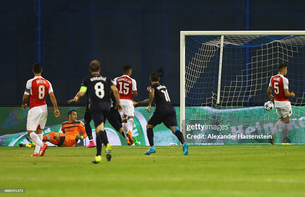 GNK Dinamo Zagreb v Arsenal FC - UEFA Champions League