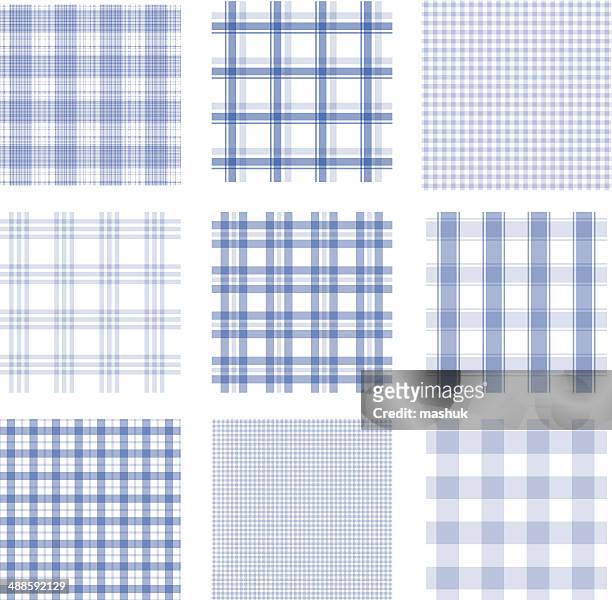 checked seamless pattern - seamless grid pattern stock illustrations