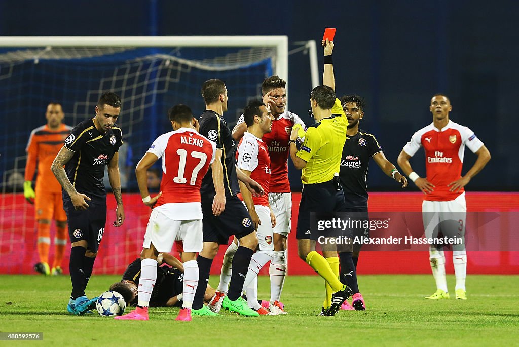 GNK Dinamo Zagreb v Arsenal FC - UEFA Champions League