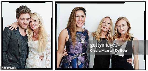 Actors Trevor Peterson, Lauren Landon, Q'orianka Kilcher, director Fabienne Berthaud and actress and Diane Kruger from "Sky" pose for a portrait...