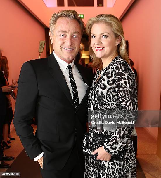 Michael Flatley and Niamh Flatley attend the She Inspires Art charity auction in aid of Women For Women International at Bonhams on September 16,...