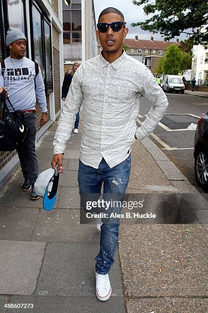 Richard Rawson sighted arriving at Riverside TV Studios to film 'Celebrity Juice' on May 7, 2014 in London, England.