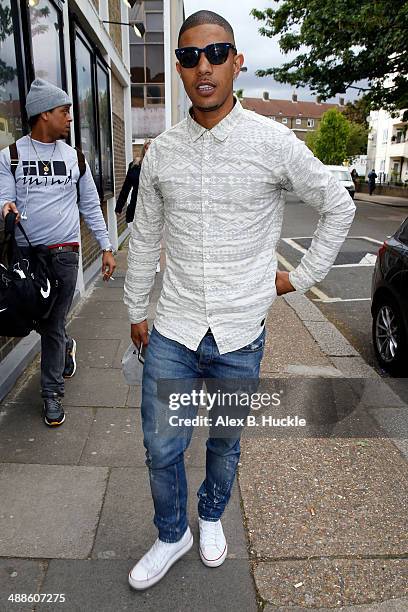 Richard Rawson sighted arriving at Riverside TV Studios to film 'Celebrity Juice' on May 7, 2014 in London, England.