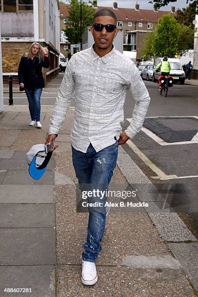 Richard Rawson sighted arriving at Riverside TV Studios to film 'Celebrity Juice' on May 7, 2014 in London, England.