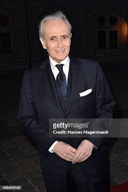 Jose Carreras during the 'Jose Carreras Foundation Celebrates Its 20th Anniversary' at Kaisersaal on September 16, 2015 in Munich, Germany.