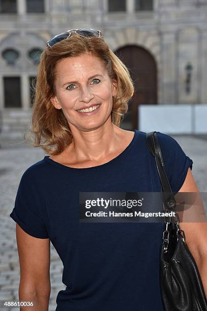 Katrin Mueller-Hohenstein during the 'Jose Carreras Foundation Celebrates Its 20th Anniversary' at Kaisersaal on September 16, 2015 in Munich,...