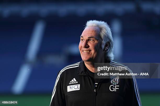 Gerry Francis joint-assistant head coach of West Bromwich Albion during the West Bromwich Albion photocall at West Bromwich Albion Training Ground on...