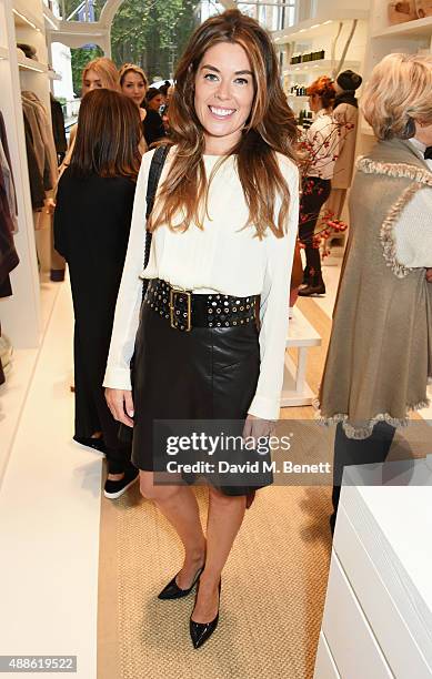 Sophie Stanbury attends the launch of the Bamford South Audley store in Mayfair on September 16, 2015 in London, England.