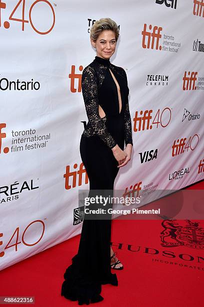 Actress Analeigh Tipton attends the "Mississippi Grind" premiere during the 2015 Toronto International Film Festival at Roy Thomson Hall on September...