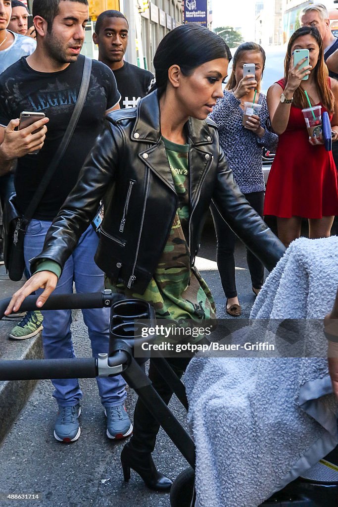 Celebrity Sightings In New York - September 16, 2015