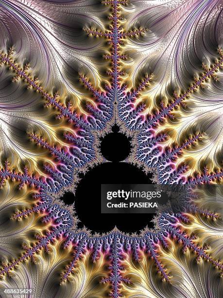 mandelbrot fractal - mathematical-function stock-grafiken, -clipart, -cartoons und -symbole