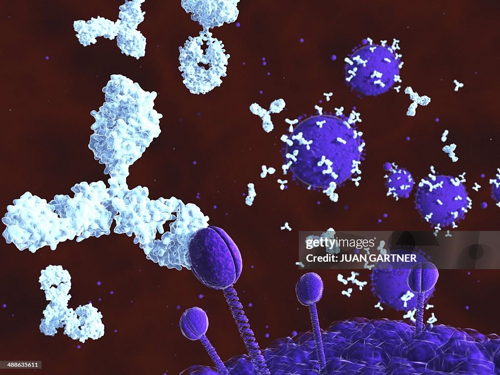 AIDS virus, artwork