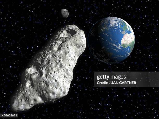 asteroid, artwork - asteroid stock illustrations