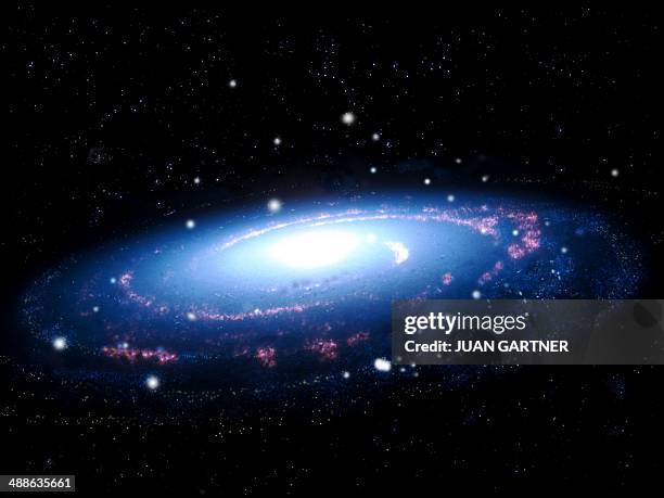 galaxy, artwork - solar system stock illustrations