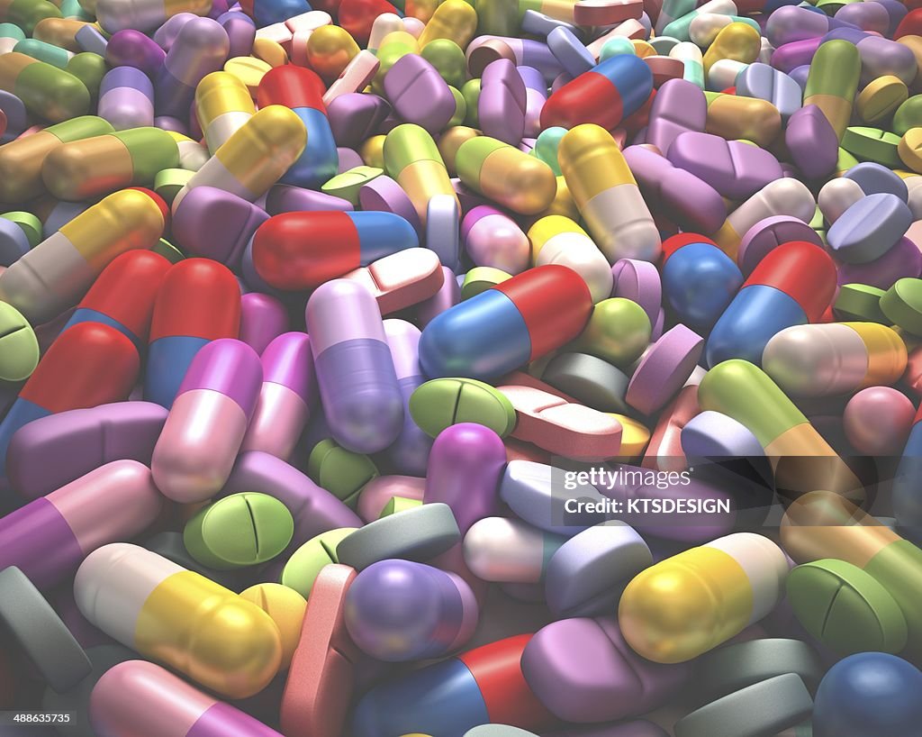 Pills and tablets, artwork