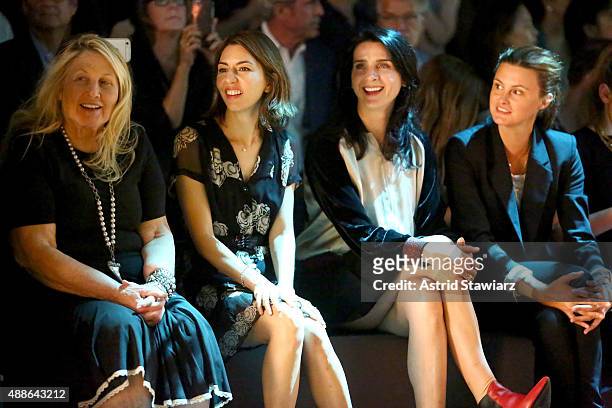 Director Sofia Coppola , model Michele Hicks attend Anna Sui Spring 2016 during New York Fashion Week: The Shows at The Arc, Skylight at Moynihan...