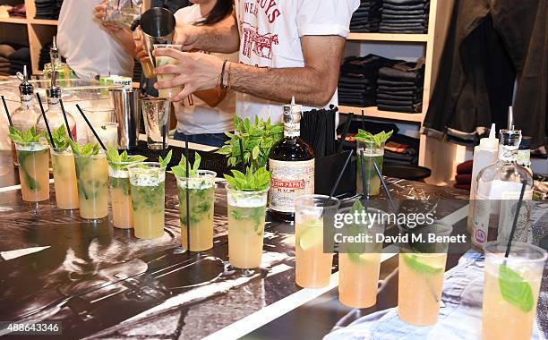 Atmosphere at the Levi's¨ Lot 700 London launch event on September 16, 2015 in London, England.