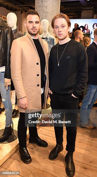 Joe Cole and Guest attend the Levi's¨ Lot 700 London launch event on September 16, 2015 in London, England.