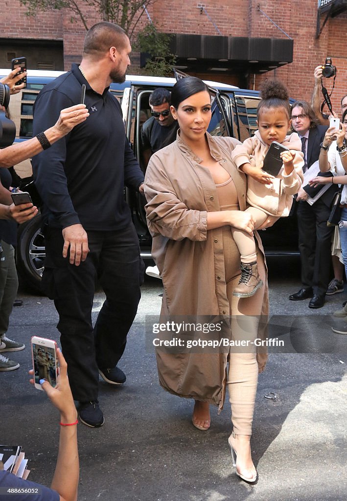 Celebrity Sightings In New York - September 16, 2015