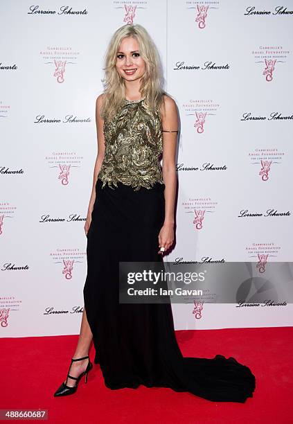 Nina Nesbitt attends Gabrielle's Gala at Old Billingsgate Market on May 7, 2014 in London, England. Gabrielle's Gala is an annual fundraiser in aid...