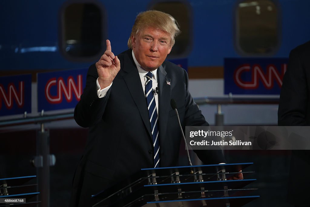 Republican Candidates Take Part In Debates At Reagan Library In Simi Valley