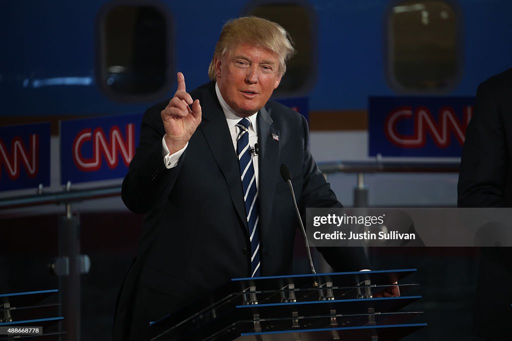 Republican Candidates Take Part In Debates At Reagan Library In Simi Valley