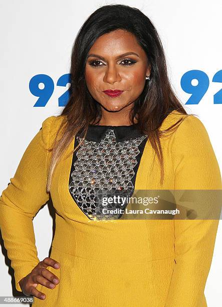 Mindy Kaling attends the 92nd Street Y Presents: Mindy Kaling In Conversation With Tina Fey at 92nd Street Y on September 16, 2015 in New York City.