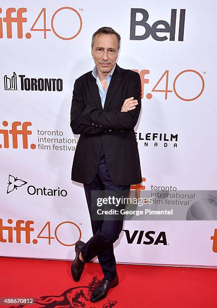 Actor Michael Wincott attends the "Forsaken" premiere during the 2015 Toronto International Film Festival at Roy Thomson Hall on September 16, 2015...