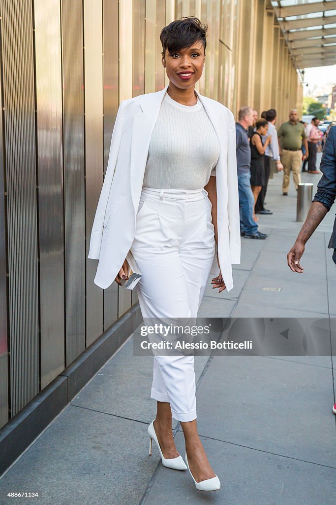 Celebrity Sightings In New York City - September 16, 2015