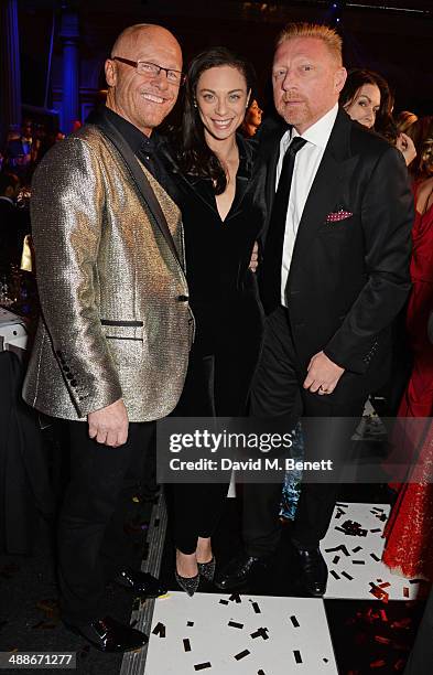 John Caudwell, Lilly Becker and Boris Becker attend as Gabrielle's Angel Foundation for Cancer Research UK hosts its third annual "Gabrielle's Gala"...