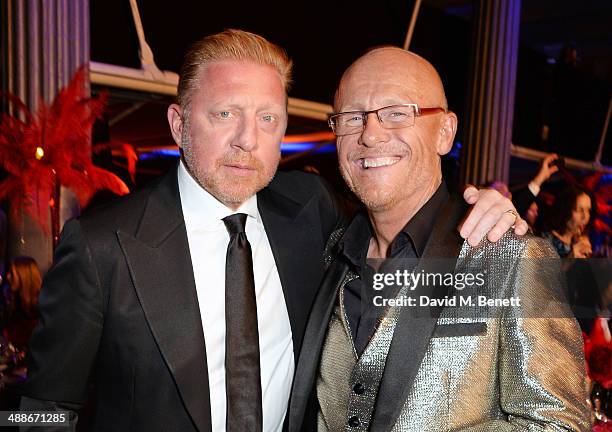 Boris Becker and John Caudwell attend as Gabrielle's Angel Foundation for Cancer Research UK hosts its third annual "Gabrielle's Gala" fundraiser, at...