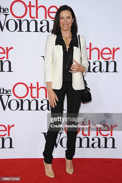 Actress Mimi Rogers arrives at the Los Angeles premiere of 'The Other Woman' at Regency Village Theatre on April 21, 2014 in Westwood, California.