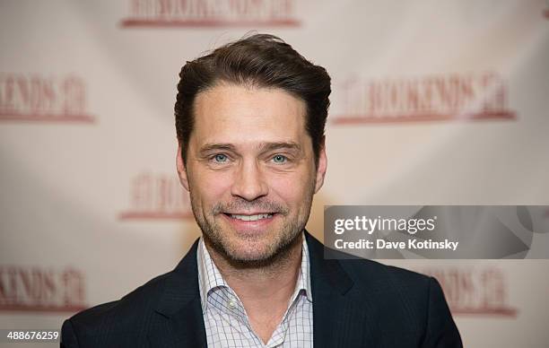 Jason Priestley promotes the new book New Book "Jason Priestley A Memoir" at Bookends Bookstore on May 7, 2014 in Ridgewood, New Jersey.