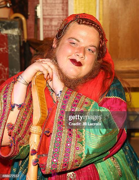 Jessa "The Bearded Lady" attends the AMC's "Freakshow" cast meet and greet on May 7, 2014 in Venice, California.