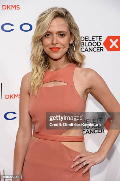 Actress Anastasia Ganias attends the 2014 Delete Blood Cancer Gala Honoring Evan Sohn and the Sohn Conference Foundation at Cipriani Wall Street on...