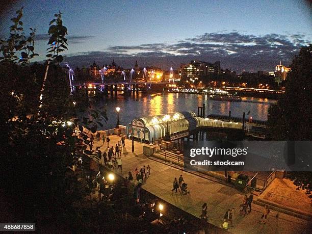 south bank, river thames - south bank london stock pictures, royalty-free photos & images