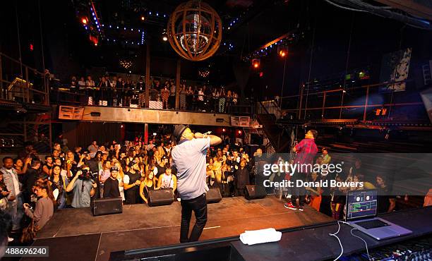 Performs during Reebok #girlswithgrit showcase at Marquee on September 16, 2015 in New York City.