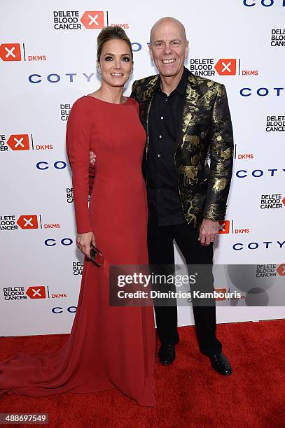 Co-Founder/Board member of Delete Blood Cancer Katharina Harf and Peter Harf attend the 2014 Delete Blood Cancer Gala Honoring Evan Sohn and the Sohn...