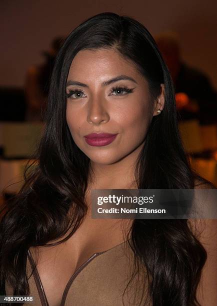 Jessenia Vice attends Tumbler And Tipsy By Michael Kuluva New York Fashion Week runway show on September 16, 2015 in New York City.